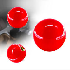 Universal Acrylic Glossy Red Round Ball Shift Knob Manual Gear Shifter