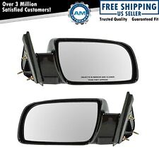 Manual Black Side Mirrors Left Lh Right Rh Pair Set Of 2 For Pickup Truck