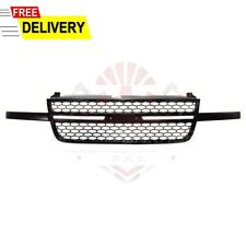 New Chevrolet Silverado Front Upper Black For 2003-2007 Grille Assembly