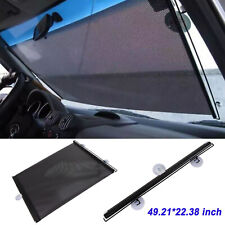 Front Car Retractable Windshield Sun Shade Visor Suv Window Folding Block Cover