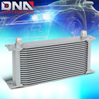 19-row 10an Aluminum Performance Enginetransmission Racing Oil Cooler Silver