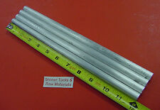 4 Pieces 12 Aluminum 6061 Round Rod 12 Long Solid T6511 Lathe Bar Stock