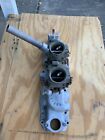 Vintage Weiand Flat Head V8 Ford Intake With Dual Ford Carbs