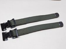 Willys Mb Canvas Pioneer Straps. Nos Lot Of 2. Army Jeep Original Surplus Item.