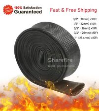 Heat Shield Fire Sleeve Insulated Wire Hose Cover Wrap Loom Tube Auto Heat Wrap