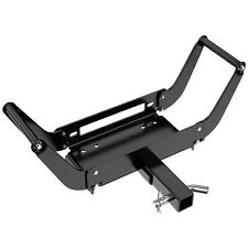 Foldable Winch Mounting Plate Cradle Mount For 2 Hitch Receiver 4wd Suv Truck