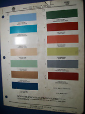1959 Ford Ditzler Ppg Automotive Car Color Paint Chips Set