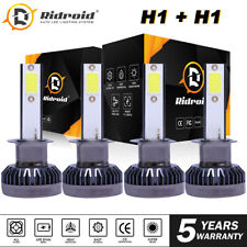 H1 H1 Combo 4000w 600000lm Led Headlight High Low Beam Kit Bulbs White 6000k 4x