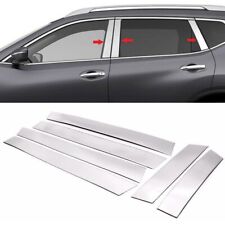 For 2008-2013 Nissan Rogue Stainless Steel Chrome Window Pillar Post Trims