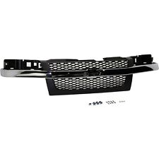Grille Assembly Textured Dark Gray 2 Piece Design For 2004-12 Chevrolet Colorado