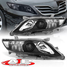 Black Clear Oe Style Head Lights Lamps Leftright Set For 2010-2011 Toyota Camry