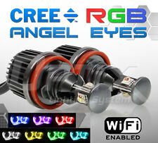 Rgb Led Angel Eyes Halo Light Bulbs Canbus For Bmw E90 E92 335i 335ci 328i M3