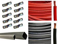 10 Gauge 10 Awg Red Or Black Welding Battery Cable Cable Lugs Heat Shrink