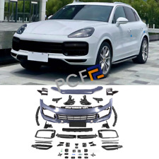 For Porsche Cayenne Pp Material Primer Turbo Style Front Bumper Assembly 2019-23