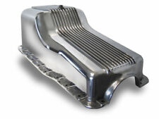 Sb Ford Polished Aluminum Oil Pan Retro Finned Front Sump Sbf 260 289 302