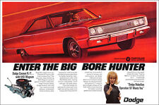 13x19 1967 Dodge Coronet Rt Poster Art Print Ad Mopar Scat Pack Hot One 440 Rt