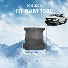 Fit 2019-2024 Dodge Ram 1500 Bed Mats Truck Bed Mat Cargo Liners Trunk Mats Tpe
