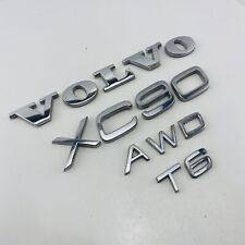 2003-2014 Volvo Xc90 Awd T6 Emblem Letters Badge Logo Rear Chrome Set Oem F73