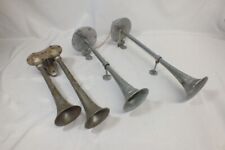 Vintage Hadley Halex Air Horn And 12v Electric Trumpet Horn Lot Marine Boat Accs