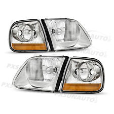 Headlights For 1997-2003 Ford F150 Wamber Corner Lights 99-02 Expedition Lhrh
