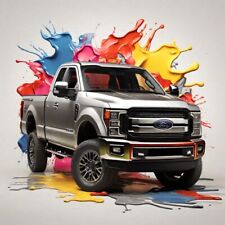 Custom Ford Touch Up Paint Clear Coat Kit - All Colors Years And Models