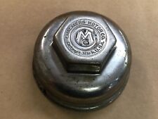 Antique Ear 1900s Chalmers Motor Co. Brass Threaded Automobile Hubcap Grease Cap