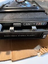 Vintage Nos Craig 3135 Car Stereo 8-track Tape Player Eight Track Under-dash