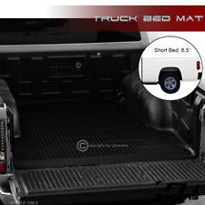 For 1987-2011 Dodge Dakota 6.5 Ft Black Rubber Diamond Truck Bed Floor Mat Liner