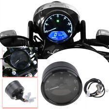 Digital Motorcycle Speedometer Tachometer Gauge Meter Universal Fit For Harley -
