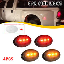 Smoke Led Side Marker Light Fender Dually Bed For F350 Ford F450 F550 Super Duty