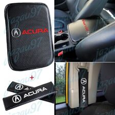 Car Center Console Armrest Cushion Mat Pad Cover Combo Set For Acura Integra Tl