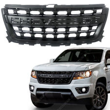 Front Grill Upper Matte Black For 2015-20 Chevy Chevrolet Colorado Grille Wt Lt