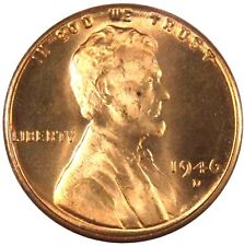1946-d Red Gem Bu Lincoln Wheat Cent 1 Cent 1c Coin Free Sh Wtracking