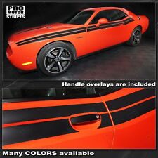 Dodge Challenger 2011-2023 Factory Style Dual Side Stripes Decals Choose Color