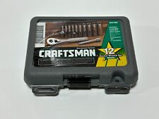 Craftsman Tools Usa 34782 New 12pc Metric 14 Drive Socket Ratchet Set 6 Point