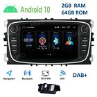 7 Android 10 For Ford Mondeo Focus S-max C-max Galaxy Car Stereo Radio Gps Cam