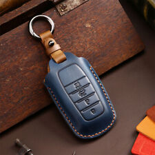 Leather Car Remote Key Cover Case Fob Shell Skin For Toyota Venza Land Cruiser