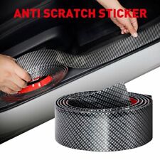 Bumper Protector Car Strip Carbon Fiber Rubber Door Edge Moulding Sticker Guard