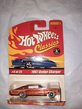 Hot Wheels Classics Series 1 5 Of 25 1967 Dodge Charger Diecast Collectible