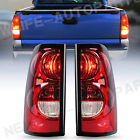 Red Tail Lights For 2003-2006 Chevy Silverado 1500 2500 3500 Hd Brake Lamps Pair