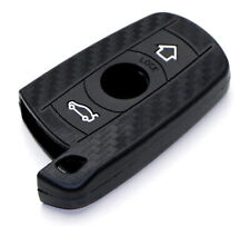 Carbon Fiber Pattern Soft Silicone Key Fob Cover For Bmw First Gen Keyless Fob