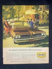 Magazine Ad - 1960 - Pontiac Bonneville Vista - Afvk Artwork - 2