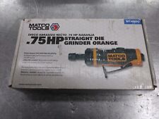 Brand New Matco Tools .75 Hp Pneumatic Straight Die Grinder Mt4880o Mt4880 14