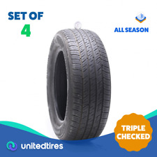 Set Of 4 Used 25560r18 Kumho Crugen Hp71 108h - 732