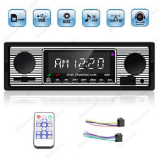 Car Radio Bluetooth Vintage Fm Mp3 Player Usb Classic Stereo Audio Receiver Aux