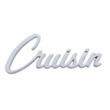Chrome Cruisin Emblem Script Universal Fits Show Car Street Rat Hot Rod