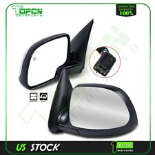 Chrome Heated Power Side View Mirrors Left Right Pair Set Fits Chevy Gmc Truck