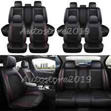 For Jeep Wrangler Car 5 Seat Covers Full Set 3d Pu Leather Cushion Protector Pad