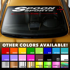 Spoon Sports Windshield Banner Vinyl Decal Sticker For Honda Type-r S2000 Civic