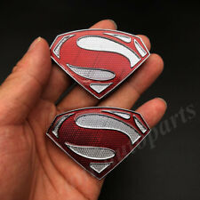 2x Metal Batman Vs Superman Dawn Of Justice Car Rear Emblem Badge Decal Sticker